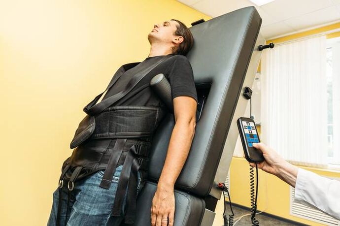 Réckzuch fir Osteochondrose